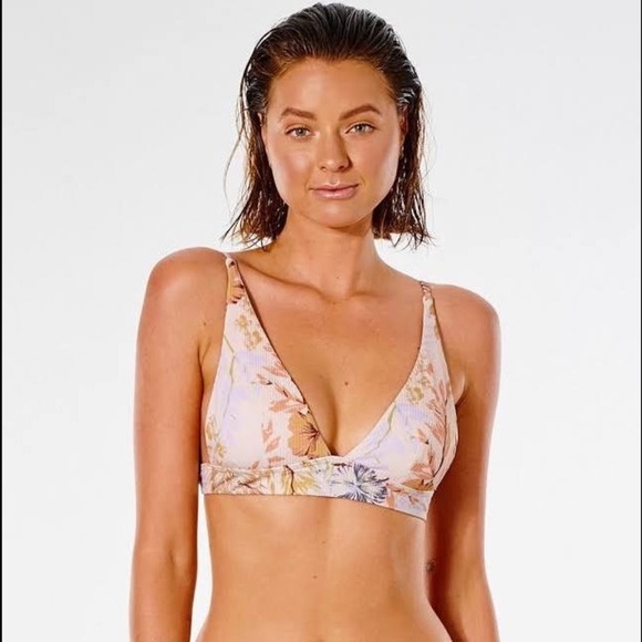 ☀️RIP CURL☀️ PARADISE CALLING L/A TRI PREMIUM SURF CHEEKY PANT BIKINI SET - Picture 3 of 16